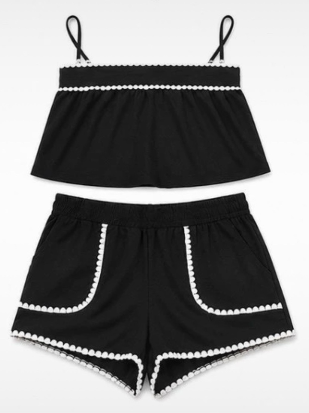 Black Women's Two-Piece Set